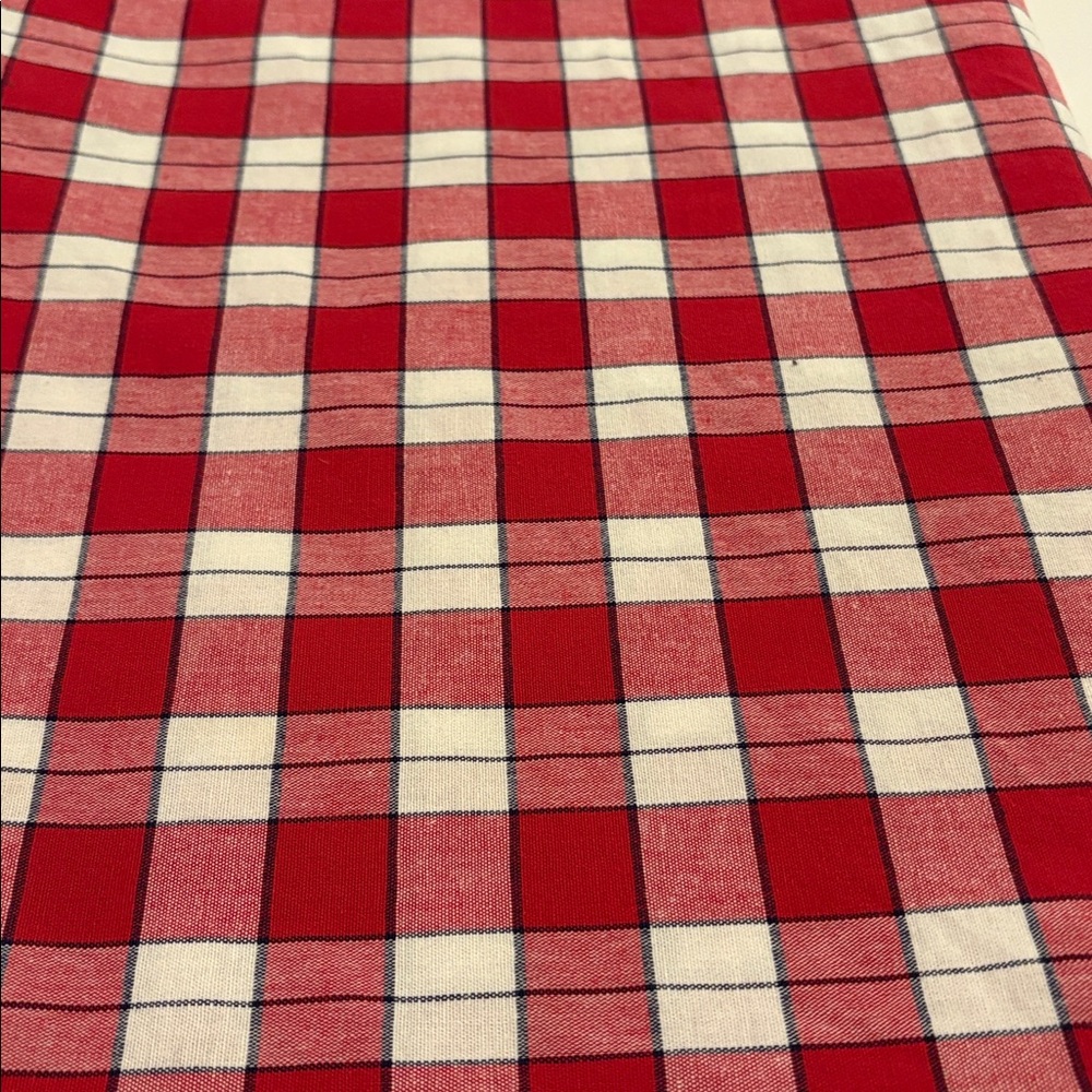 Longaberger Tablecloth in Picnic Plaid Red White Blue excellent condition - Picture 8 of 9